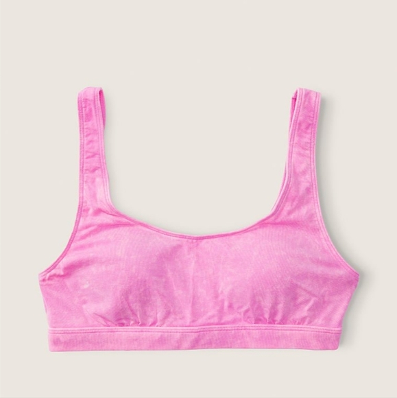 Victoria's secret pink lounging cotton scoop bralette - Picture 3 of 10